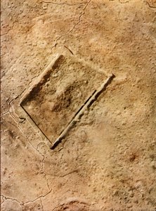 El Fuerte de Vaux completamente arruinado (foto aérea) cerca de Verdun, septiembre 1916 de Jules Gervais Courtellemont